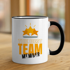 Becher – ausgefallenes Mitarbeitergeschenk – „The Best Team – Member“
