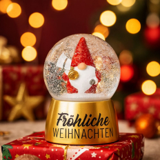 Schneekugel Fröhliche Weihnachten - Edition 2025 (Wichtel)