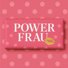 „Powerfrau“ Schokolade 40g – Kleine Aufmerksamkeit für Kollegin oder Freundin