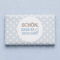 Schokolade 40g SCHÖN DASS ES DICH GIBT - Sterne