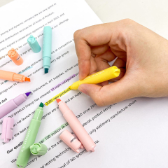 6 cute Mini Highlighter SO MANY CATS