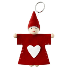 Schlüsselanhänger Wichtel „Michel mit Herz“ – Liebevolles Wichtelgeschenk