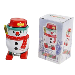 Blechspielzeug LAUFENDER SCHNEEMANN