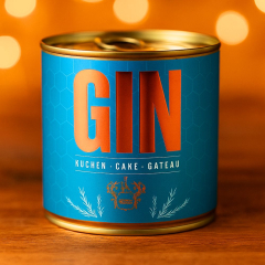 Cancake – Kuchen in der Dose „GIN“