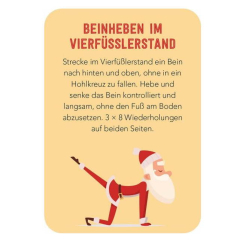Adventskalender CHRISTMAS FITNESS - Karten