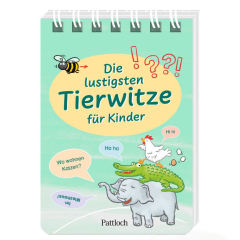 Die lustigsten Tierwitze für Kinder in Spiralbindung