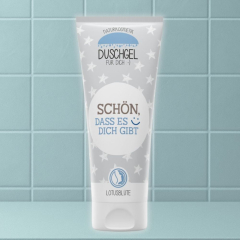 Duschgel SCHÖN DASS ES DICH GIBT - Motiv Sterne