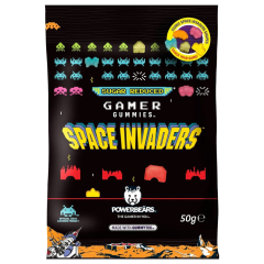 Fruchtgummis 50g Space Invaders Gamer Gummies - zuckerreduziert