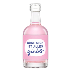 Mini-Gin Berry-Edition 50ml OHNE DICH IST ALLES GINLOS