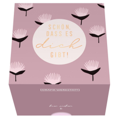 Message in a Box „Schön, dass es dich gibt!“ - 30 kleine Botschaften