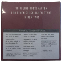 Message in a Box „Schön, dass es dich gibt!“ - 30 kleine Botschaften