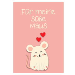 Minicard „Für meine süße Maus“