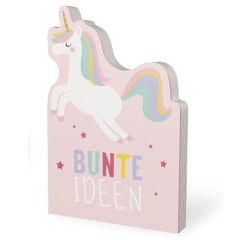 Notizblock Einhorn - Bunte Ideen