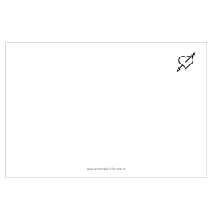 Postkarte FELL IN LOVE