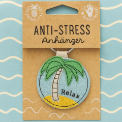 Schlüsselanhänger aus Ananas-Faser „Relax“