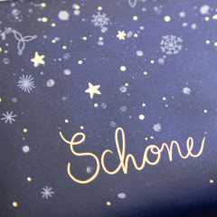 Schokolade 30g Schöne Weihnachten (Sternenhimmel)