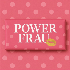 „Powerfrau“ Schokolade 40g – Kleine Aufmerksamkeit für Kollegin oder Freundin