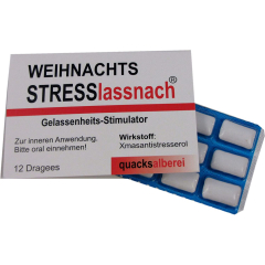 Kaugummis Weihnachtsstress lass nach